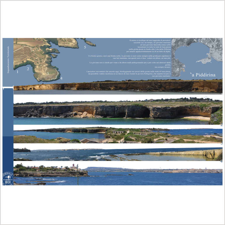 Impaginazione tavola di progettazione ambientale