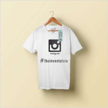 T-shirt l’hoinventatoio Instagram